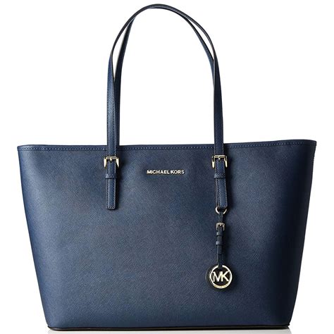 michael kors navy jet set